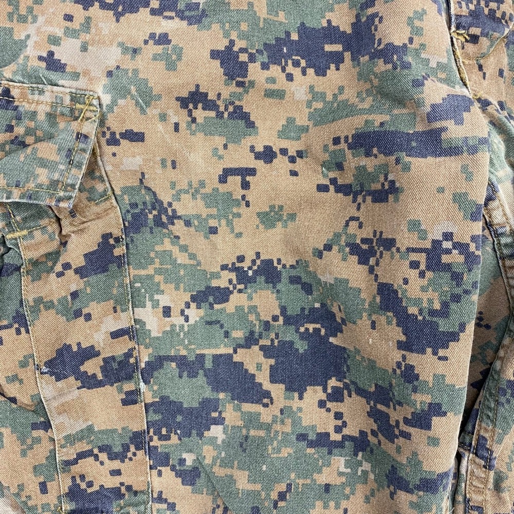 USMC FROG Woodland MARPAT Combat Trousers Mens M-R Green‎ Camo USA Military - Picture 6 of 14